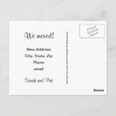 Zuhause Sweet Zuhause Postcard Postkarte (Rückseite)