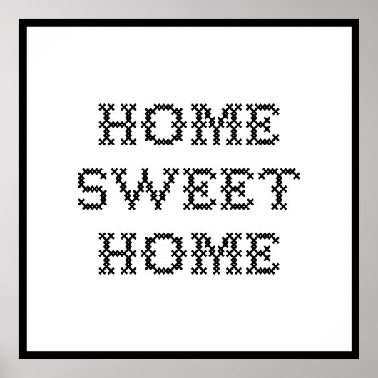 Zuhause Sweet Zuhause Poster (Vorne)