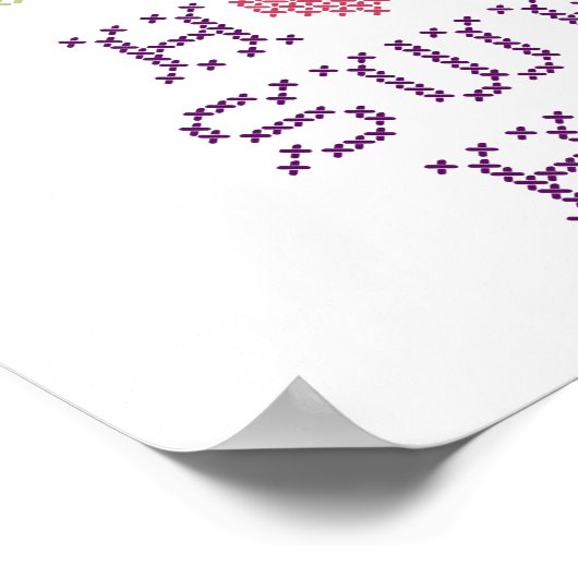 Zuhause Sweet Zuhause Poster (Ecke)