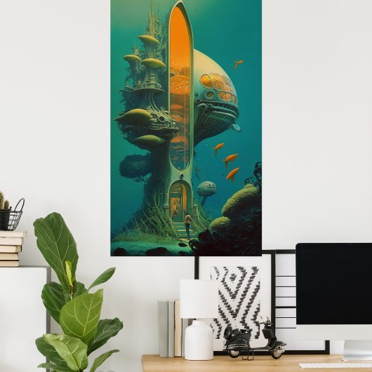 Zuhause Sweet Zuhause Poster (Heimbüro)