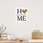 Zuhause Sweet Zuhause Poster (Küche)