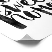 Zuhause Sweet Zuhause Poster (Ecke)