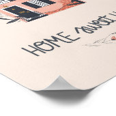 Zuhause Sweet Zuhause Poster (Ecke)