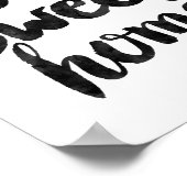 Zuhause Sweet Zuhause Poster (Ecke)