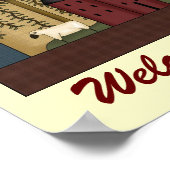 Zuhause Sweet Zuhause Poster (Ecke)