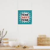 Zuhause Sweet Zuhause Poster Wall Art (Küche)