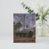 Zuhause Sweet Zuhause Postkarte (Stehend Vorderseite)