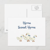 Zuhause Sweet Zuhause Postkarte (Vorne/Hinten)
