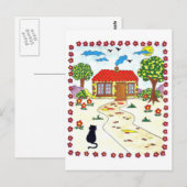 Zuhause Sweet Zuhause Postkarte (Vorne/Hinten)