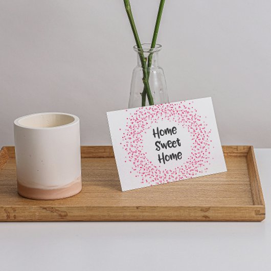 Zuhause Sweet Zuhause Postkarte