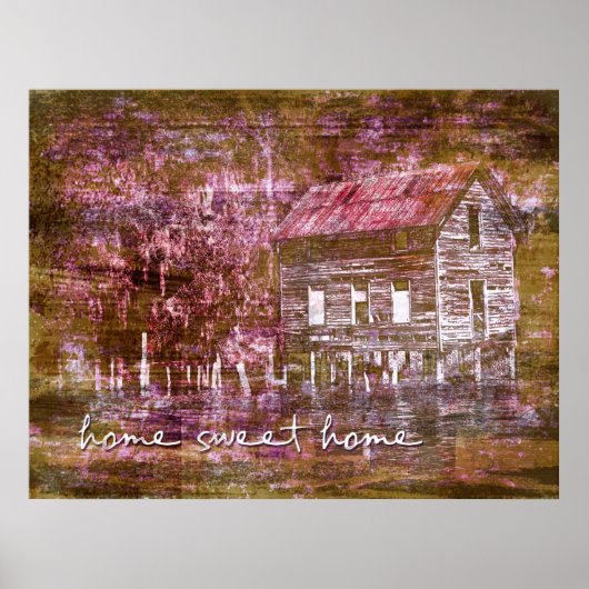 Zuhause Sweet Zuhause Print Poster (Vorne)