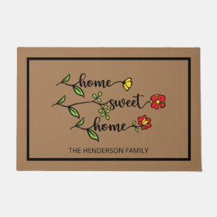 Zuhause Sweet Zuhause, Produktfamilie Name neue Ad Fußmatte