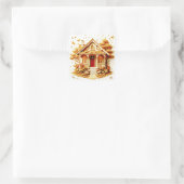 Zuhause Sweet Zuhause Quadratischer Aufkleber (Tasche)