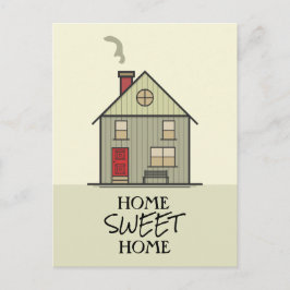 Zuhause Sweet Zuhause Quote Typografie Niedlich Ho Postkarte