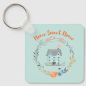 Zuhause Sweet Zuhause Real Anwesen Chic Moderner H Schlüsselanhänger (Vorderseite)
