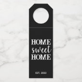 Zuhause Sweet Zuhause Real Anwesen Neuer Hausbesit Flaschenanhänger (Vorderseite)