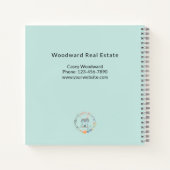 Zuhause Sweet Zuhause Realtor Personalisierte Werb Notizblock (Rückseite)