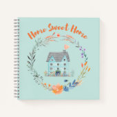 Zuhause Sweet Zuhause Realtor Personalisierte Werb Notizblock (Vorderseite)