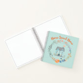 Zuhause Sweet Zuhause Realtor Personalisierte Werb Notizblock (Innenseite)