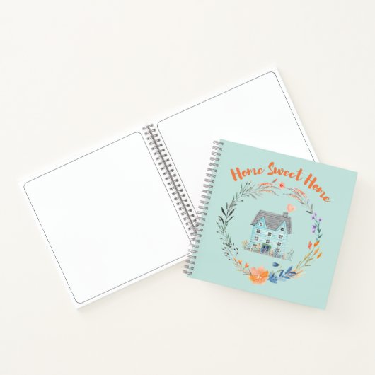 Zuhause Sweet Zuhause Realtor Personalisierte Werb Notizblock (Innenseite)