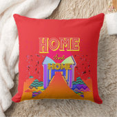 Zuhause Sweet Zuhause Red Kissen (Decke)