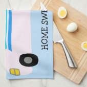 ZUHAUSE SWEET ZUHAUSE Retro Camper Motorhome RV Xm Geschirrtuch (Viertel Falte)