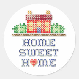 Zuhause Sweet Zuhause Round Stickers