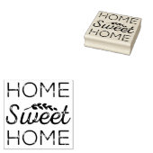 Zuhause Sweet Zuhause Rubber Art Briefmarke Gummistempel (Stempel)