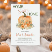 Zuhause Sweet Zuhause Rustic Pumpkin Housewarming Einladung