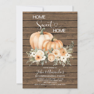 Zuhause Sweet Zuhause Rustic Wood Housewarming Par Einladung