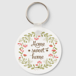 Zuhause Sweet Zuhause Schlüsselanhänger
