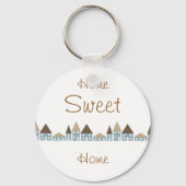 Zuhause Sweet Zuhause Schlüsselanhänger (Vorderseite)