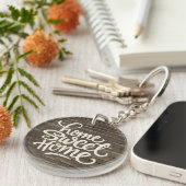 Zuhause Sweet Zuhause Schlüsselanhänger (Vorderseite rechts)