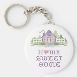 Zuhause Sweet Zuhause Schlüsselanhänger