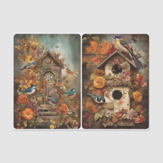 Zuhause Sweet Zuhause Seidenpapier (Vorderseite)