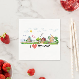 Zuhause Sweet Zuhause Serviette