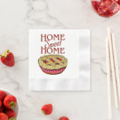 Zuhause Sweet Zuhause Serviette (Beispiel)