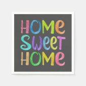 Zuhause Sweet Zuhause Serviette (Vorderseite)