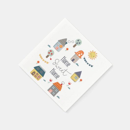 Zuhause Sweet Zuhause Serviette (Ecke)