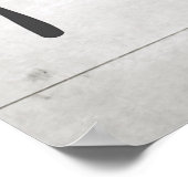 Zuhause Sweet Zuhause Sign Wall Art Poster (Ecke)