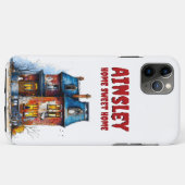 Zuhause Sweet Zuhause Spuk House Spooky Gothic Case-Mate iPhone Hülle (Rückseite (Horizontal))