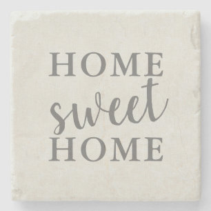 Zuhause Sweet Zuhause Steinuntersetzer