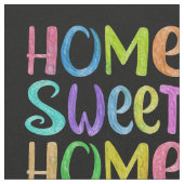 Zuhause Sweet Zuhause Stoff (Nahaufnahme)