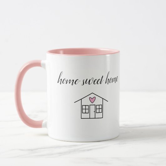 Zuhause Sweet Zuhause Tasse (Links)