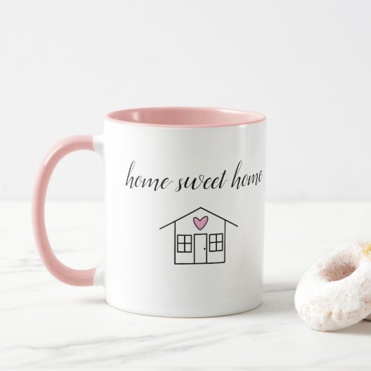 Zuhause Sweet Zuhause Tasse (Mit Donut)