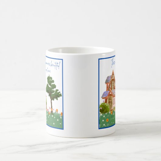 Zuhause Sweet Zuhause Tasse (Mittel)