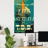 Zuhause Sweet Zuhause (TDB-Logo) Poster (Heimbüro)