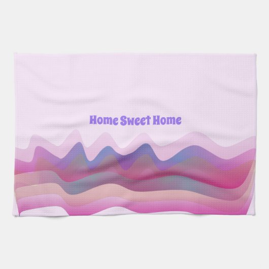 Zuhause Sweet Zuhause TeaTowel Geschirrtuch (Horizontal)