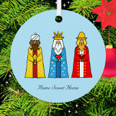 Zuhause Sweet Zuhause & Three Wise Men Ornament Aus Metall