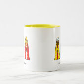 Zuhause Sweet Zuhause & Three Wise Men Zweifarbige Tasse (Mittel)